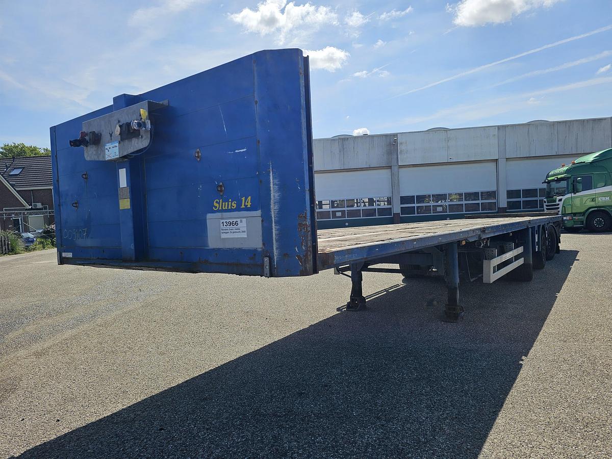 Used 2008 RENDERS 3 AXLE FLATBED | STEERING 2 AXLES | 1.10 MTR HIGH