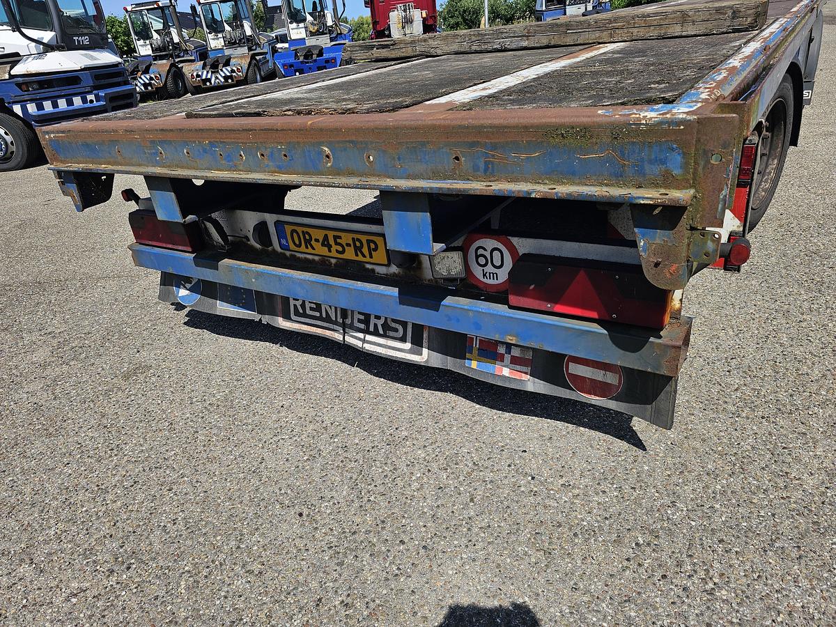 Used 2008 RENDERS 3 AXLE FLATBED | STEERING 2 AXLES | 1.10 MTR HIGH