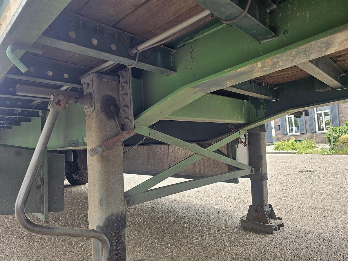 Gebruikt 1999 DRACO TXS 339. HEAVY DUTY FLATBED- CONTAINER LOCKS- BPW DRUM .