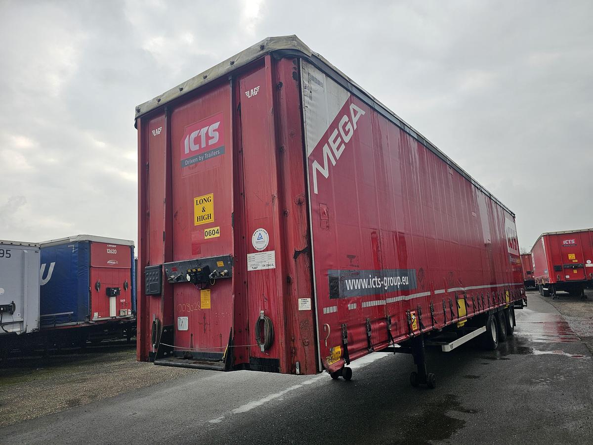 Used 2014 LAG 0-3-GC | 3 AXLE MEGA TRAILER|HUCKEPACK.|8 PIECES. | BELGIUM|BPW DRUM.