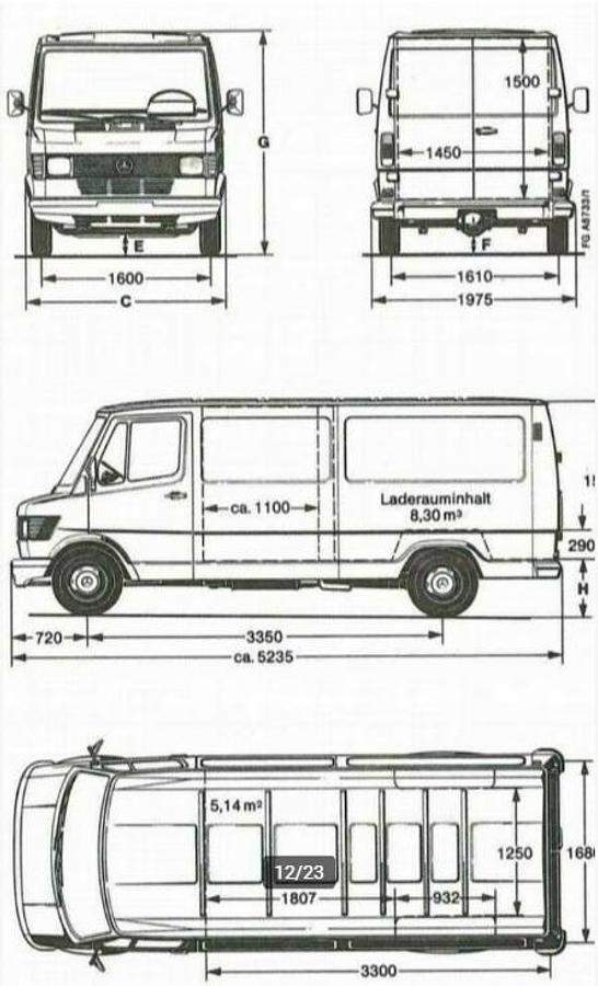 Used 1993 MERCEDES 310 KA | BENZINE | IDEAAL ALS CAMPER | ALS NIEUW |18000 KM.