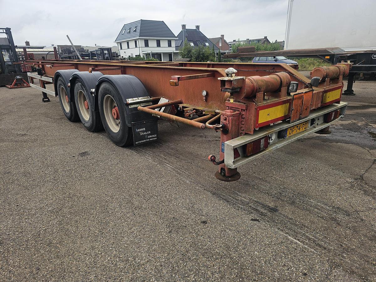 Gebruikt 1998 LAG O 3-39/ 40 foot tipper chassis/ steel/ saf drum./ no tipper cilinder / electric tipper.