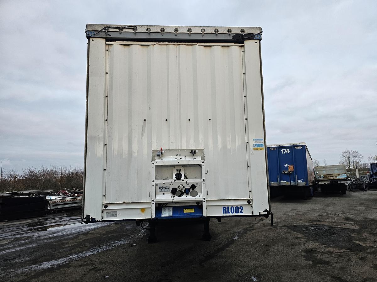 Gebruikt 2015 KRONE SZ| 2 AXLE CITY TRAILER | STEERING AXLE. BPW DISC. LOADING LIFT. TUV BELGIUM 18-06-2026