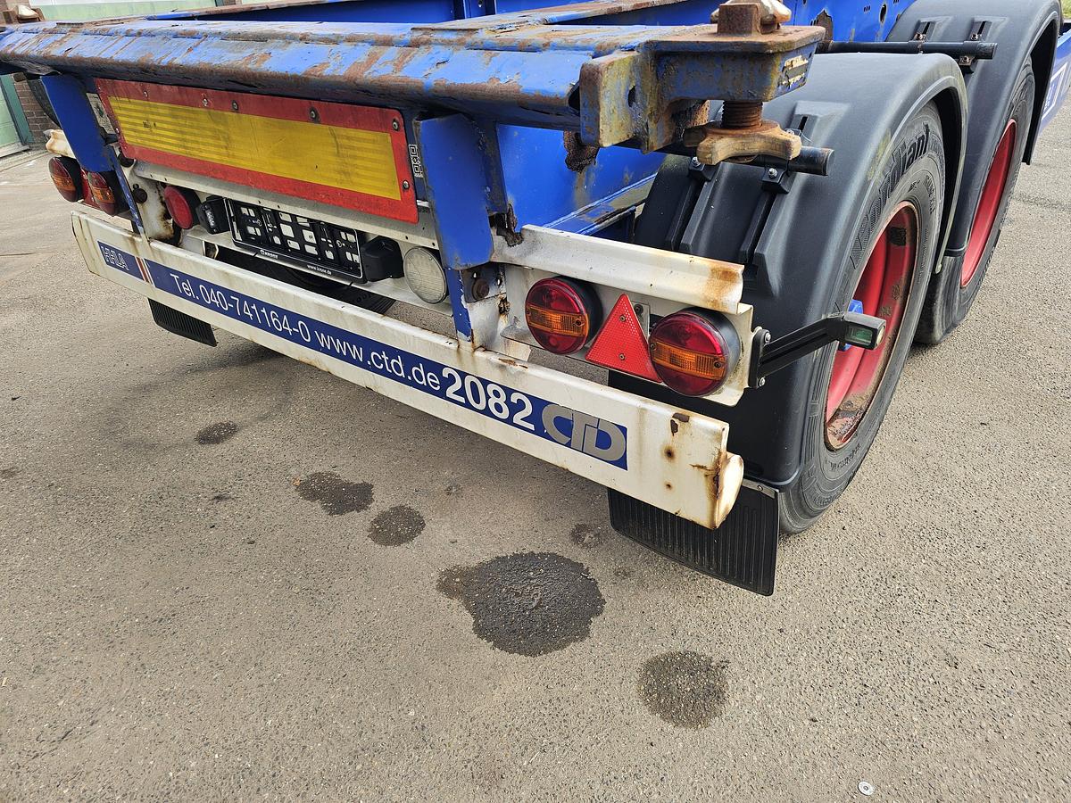 Used 2010 KRONE ATL 20 20 FOOT | STEEL SUSPENSION| BPW DRUM.