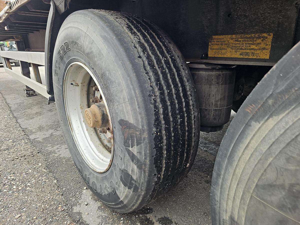 Used 2008 KÖGEL 3 AXLE FLATBED | BPW DRUM