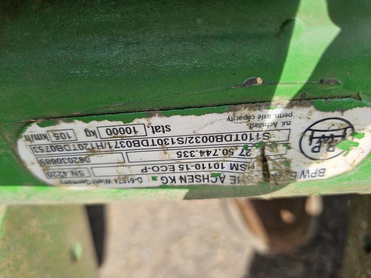 Used 2011 BPW HSM110-15 ECO-P