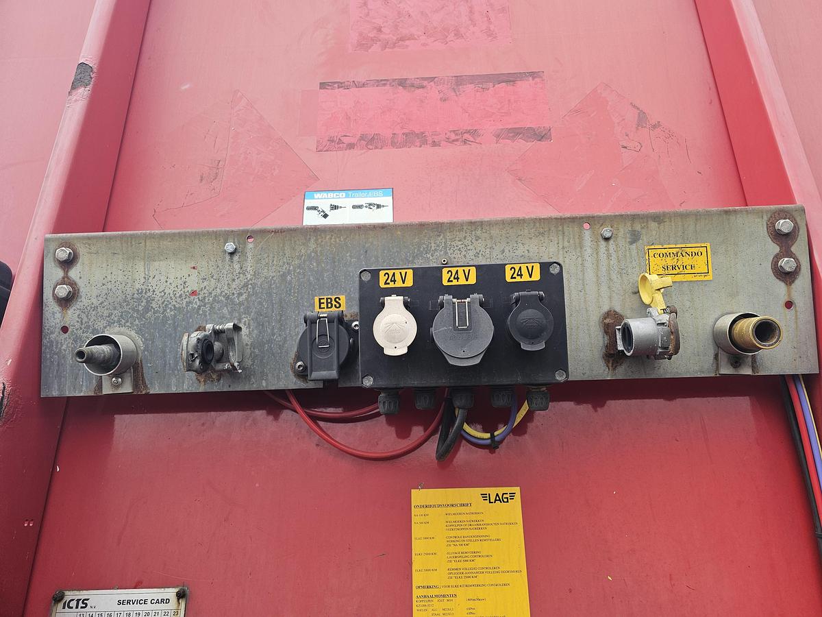 Used 2014 LAG 0-3-GC | 3 AXLE MEGA TRAILER|HUCKEPACK.|8 PIECES. | BELGIUM|BPW DRUM.