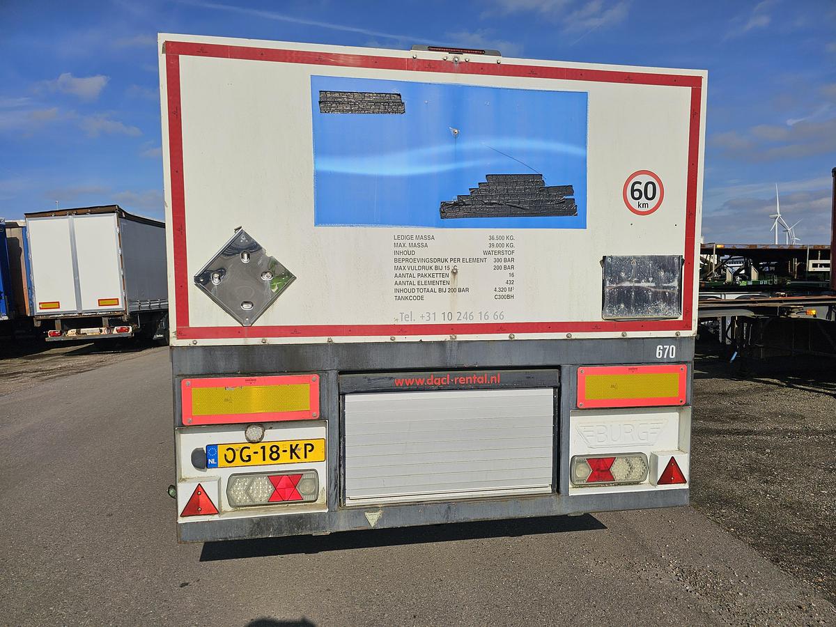 Gebruikt 2001 BURG BPO-12-27 ORXXX | 12.50 MTR | FOR GAS CONTAINERS |. BPW DRUM.