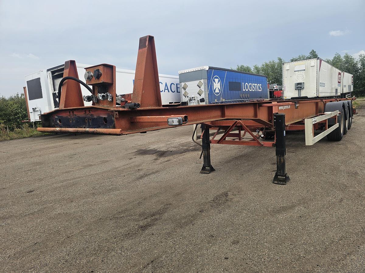 Gebruikt 1998 LAG O 3-39/ 40 foot tipper chassis/ steel/ saf drum./ no tipper cilinder / electric tipper.