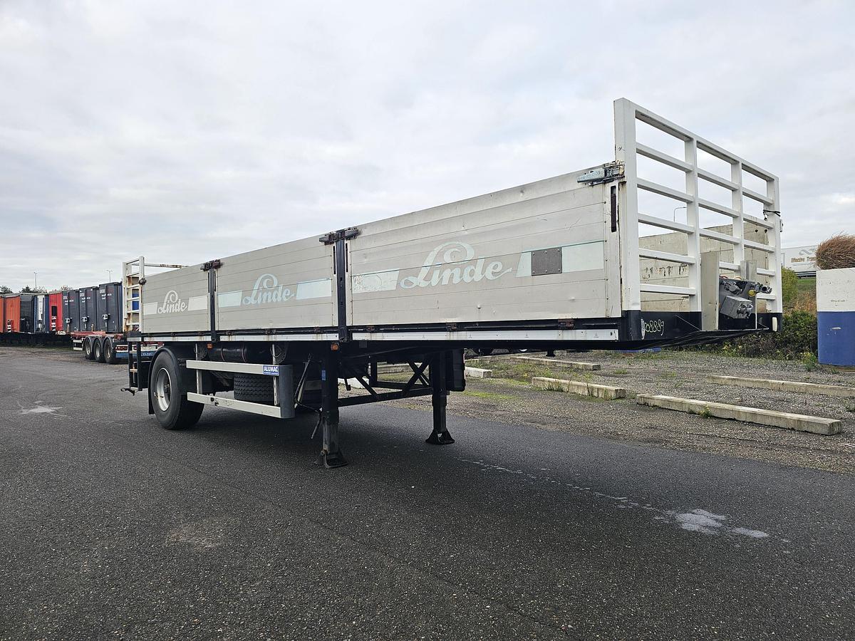Gebruikt 1998 LAG 1 AS | NO STEERING | DUTCH TRAILER OV-83-YT | FOR GASPALLETS . ALU SIDES.