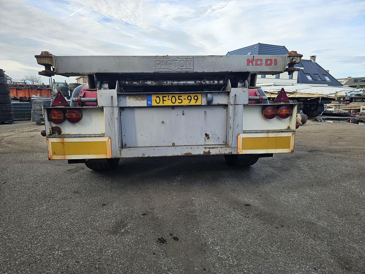 Gebruikt 1984 Pacton 3139 C-3 K | 30 FOOT KIPPER | STEEL SUSPENSION | BPW DRUM.