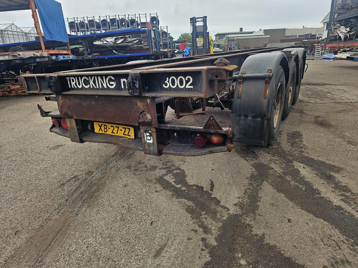 Gebruikt 1995 VAN HOOL 40 FOOT  CONTAINER CHASSIS / 20 FOOT/ STEEL SUSPENSION/ BPW DRUM.