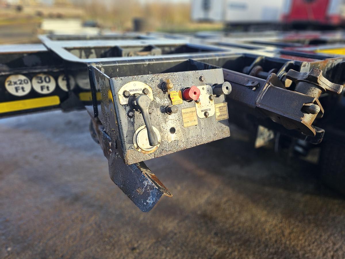 Gebruikt 2018 OZGUL GA08XS1 | 2 X EXTENDIBLE CHASSIS | GERMAN TRAILER|  SAF DISC.| 3 PIECES.