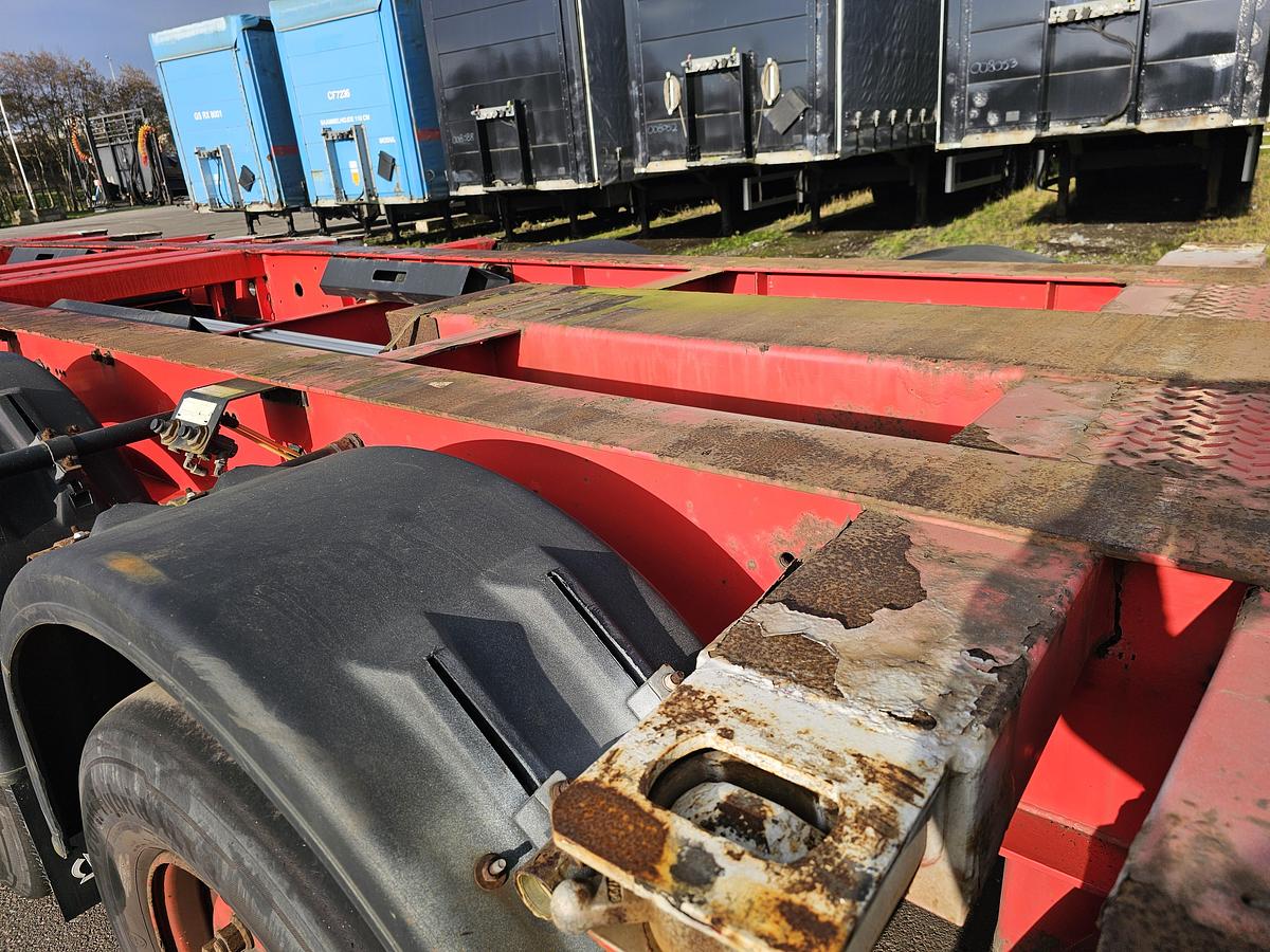 Gebruikt 2007 KRONE SD 27| SAF INTRADISC | SUPER SLIDING.| BELGIUM | 45 /40 FT 2 X 20 FT.