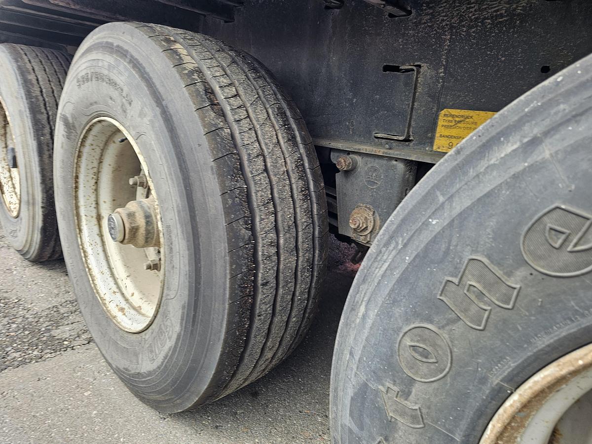 Used 2008 KÖGEL 3 AXLE FLATBED | BPW DRUM