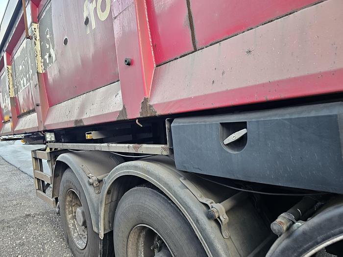 Used 2009 A.J.K OP 17-27/22.5 | Steel tipper \ steel chassis/box.| holland trailer.