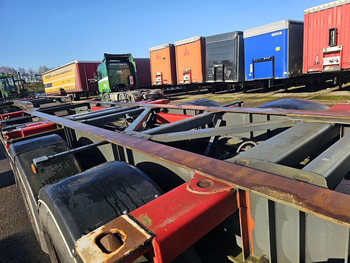 Gebruikt 2001 BURG BPO 12-27 CZ XEX|40 FT |2 X 20 FT |20 FT MIDDLE |BPW DRUM.