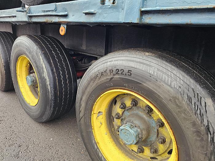 Used 1990 groenewegen  DRO-12-24 | heavy duty | steel suspension | drum brakes | semitrailer.