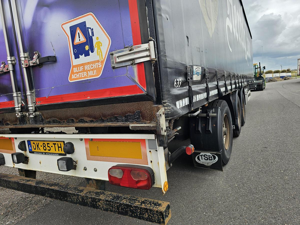 Used 2009 PACTON TBD344 | STEERING AXLE | HOLLAND TRAILER |HEAVY DUTY| TUV/ APK 20-1-2026.