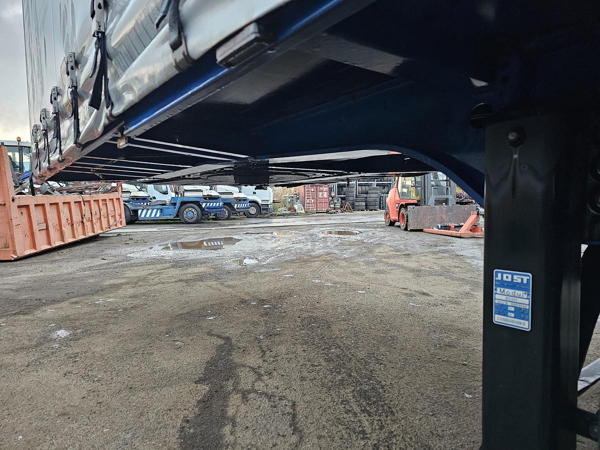 Gebruikt 2015 KRONE SZ| 2 AXLE CITY TRAILER | STEERING AXLE. BPW DISC. LOADING LIFT. TUV BELGIUM 18-06-2026