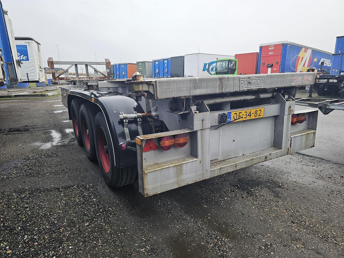 Gebruikt 1984 PACTON 3139 C-3 K | 30 FOOT | STEEL SUSPENSION | BPW DRUM.