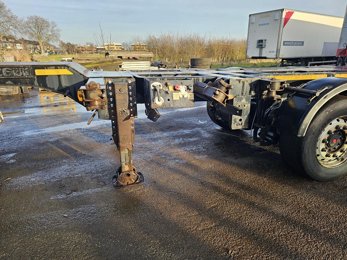 Gebruikt 2018 OZGUL GA08XS1 | 2 X EXTENDIBLE CHASSIS | GERMAN TRAILER|  SAF DISC.| 3 PIECES.