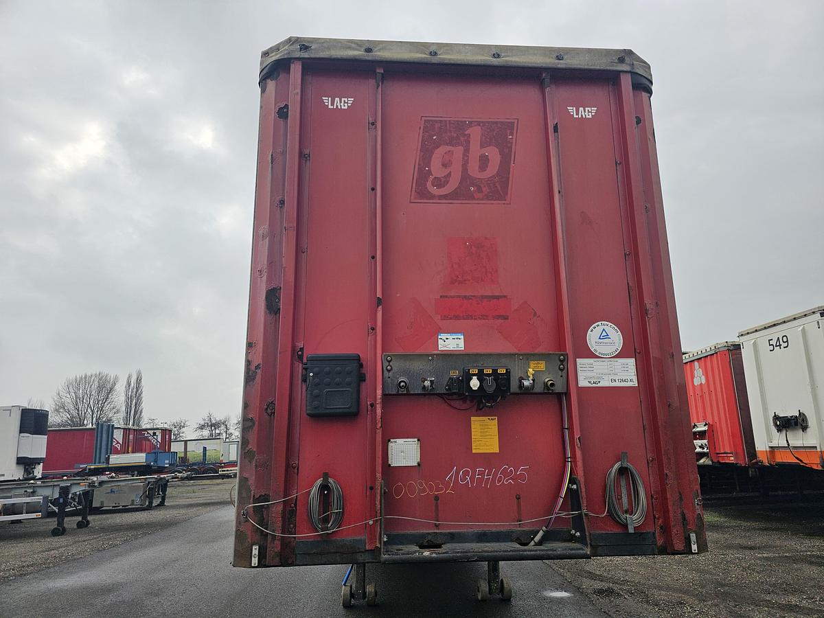 Used 2014 LAG 0-3-GC | 3 AXLE MEGA TRAILER|HUCKEPACK.|8 PIECES. | BELGIUM|BPW DRUM.