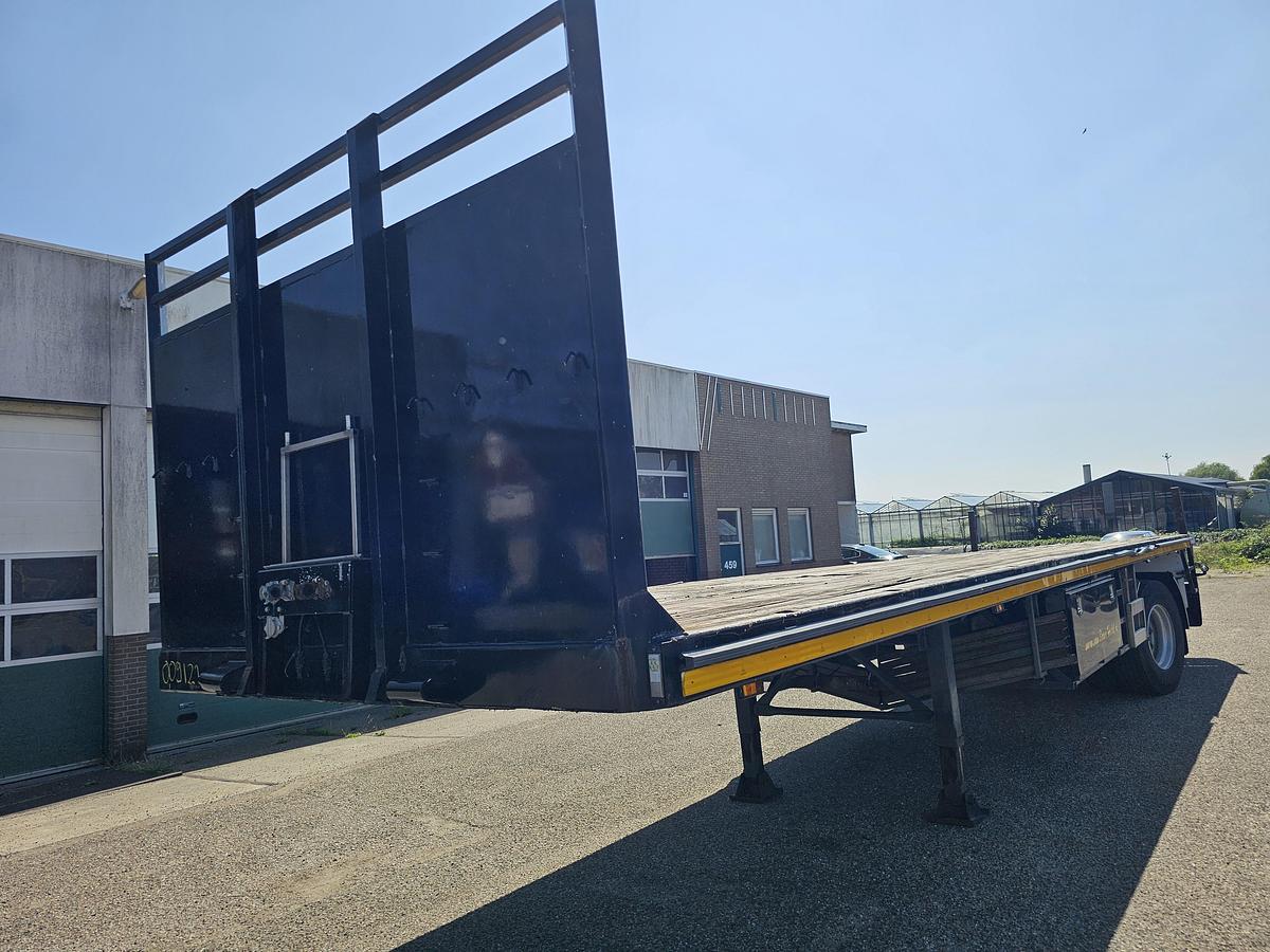 Used 1990 CONTAR B 1010 LDS| STEERING AXLE| BPW DRUM | HOLLAND TRAILER .