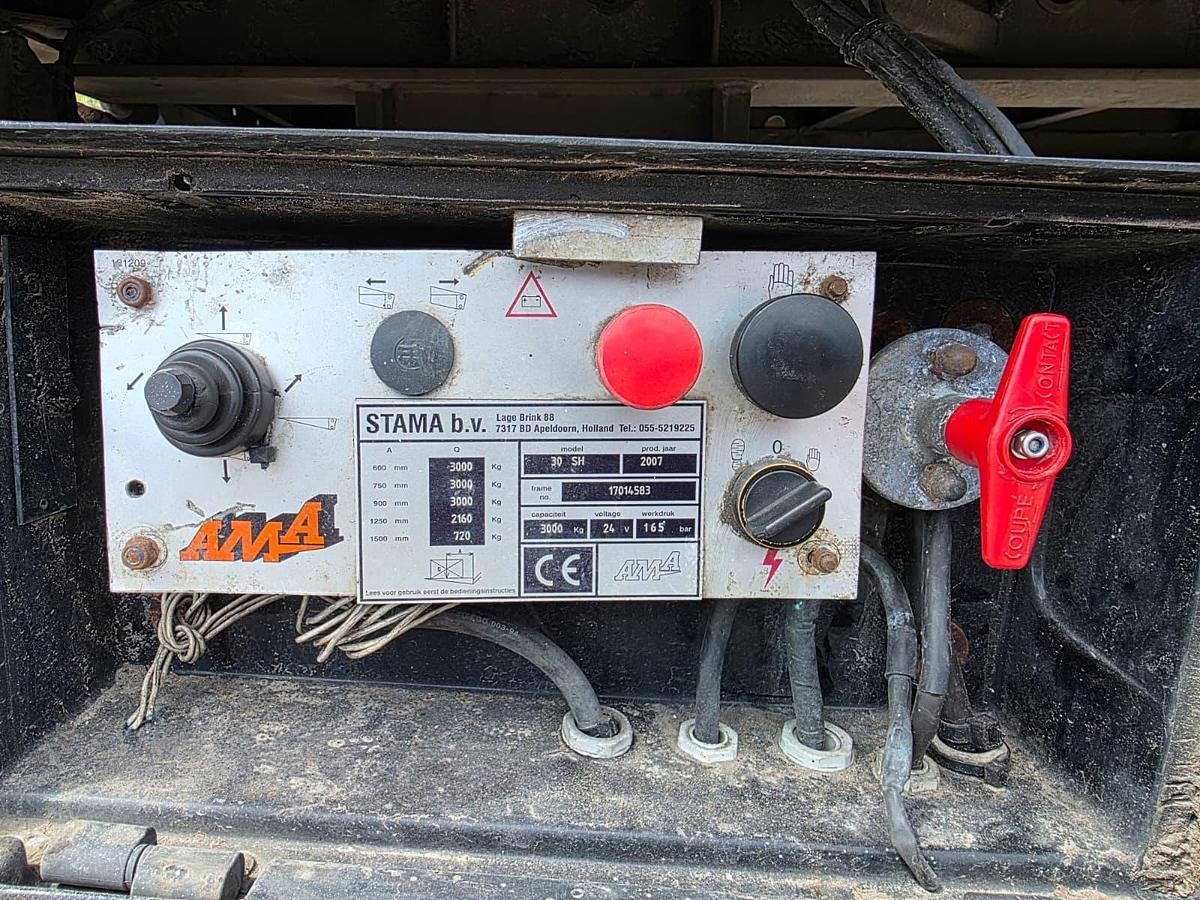 Gebruikt 2007 GROENEWEGEN DRO 12-20 / LOADING LIFT STEERING AXLE /APK /TUV 06-02-2027.