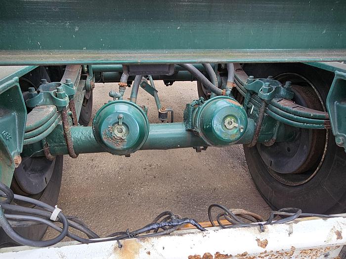 Used 1998 Flandria OP20V/2A | 20 foot container chassis  | steel suspension | double tires| drum.