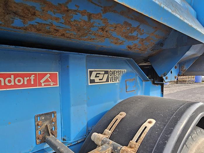 Used 2010 Langendorf C 3 | 2 axle tipper trailer | Saf axles drum | 20 mtr 3