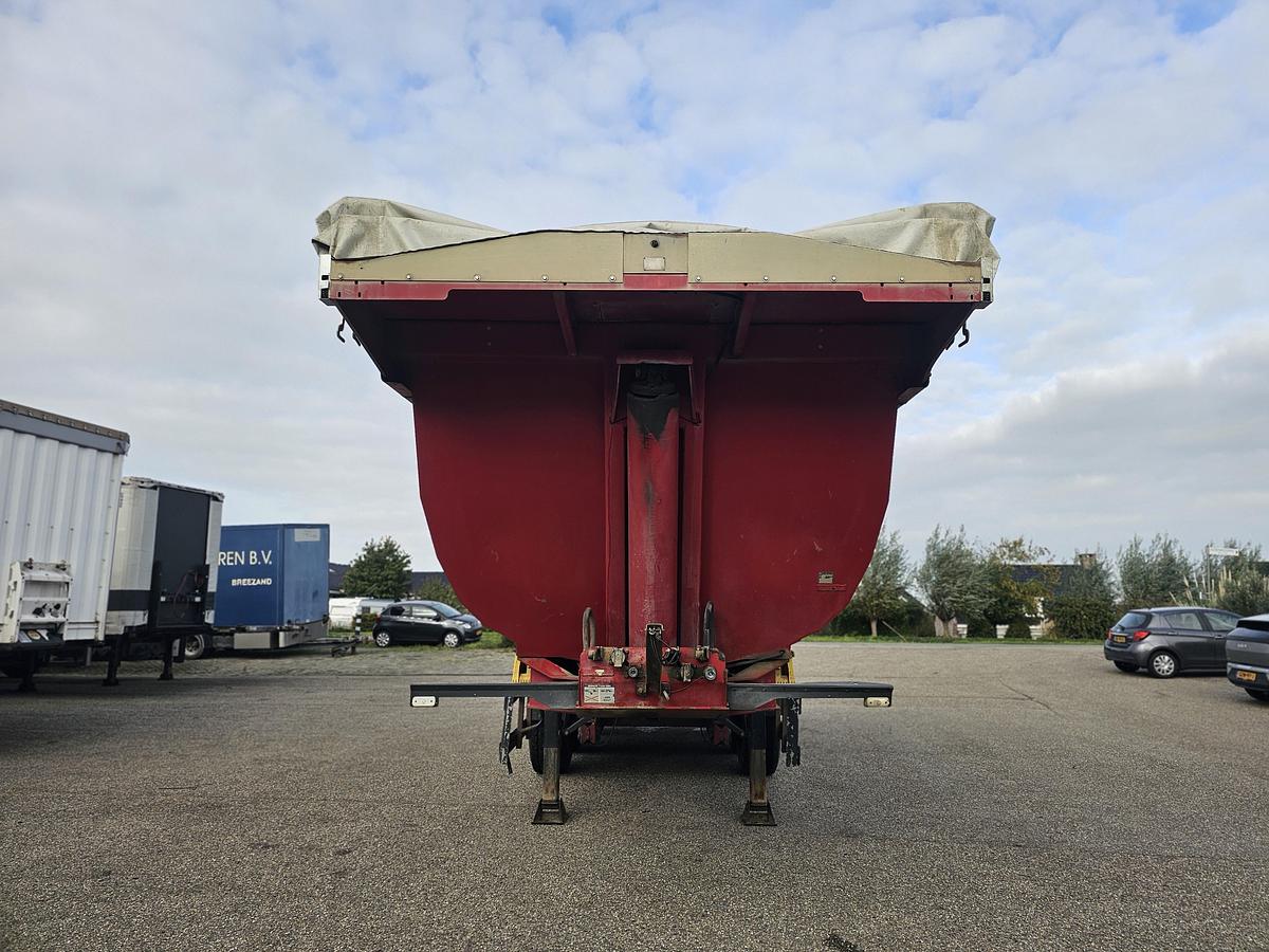 Gebruikt 2014 MEILLER MHPS12/27LOSS4/ STEEL TIPPER/ 30 MTR 3/ 28700 KG. /SAF DISC /ALU RIMS
