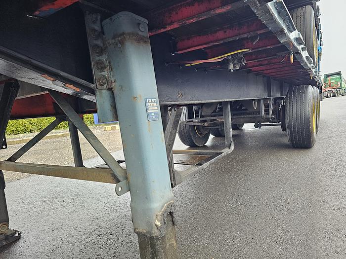 Used 1990 groenewegen  DRO-12-24 | heavy duty | steel suspension | drum brakes | semitrailer.