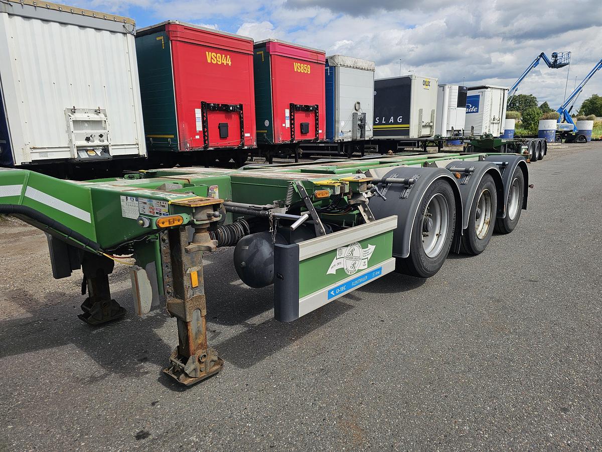 Gebruikt 2016 D-TEC FLEXITRAILER /all connections / 3 x extendible/apk,tuv/ 18-01-2027