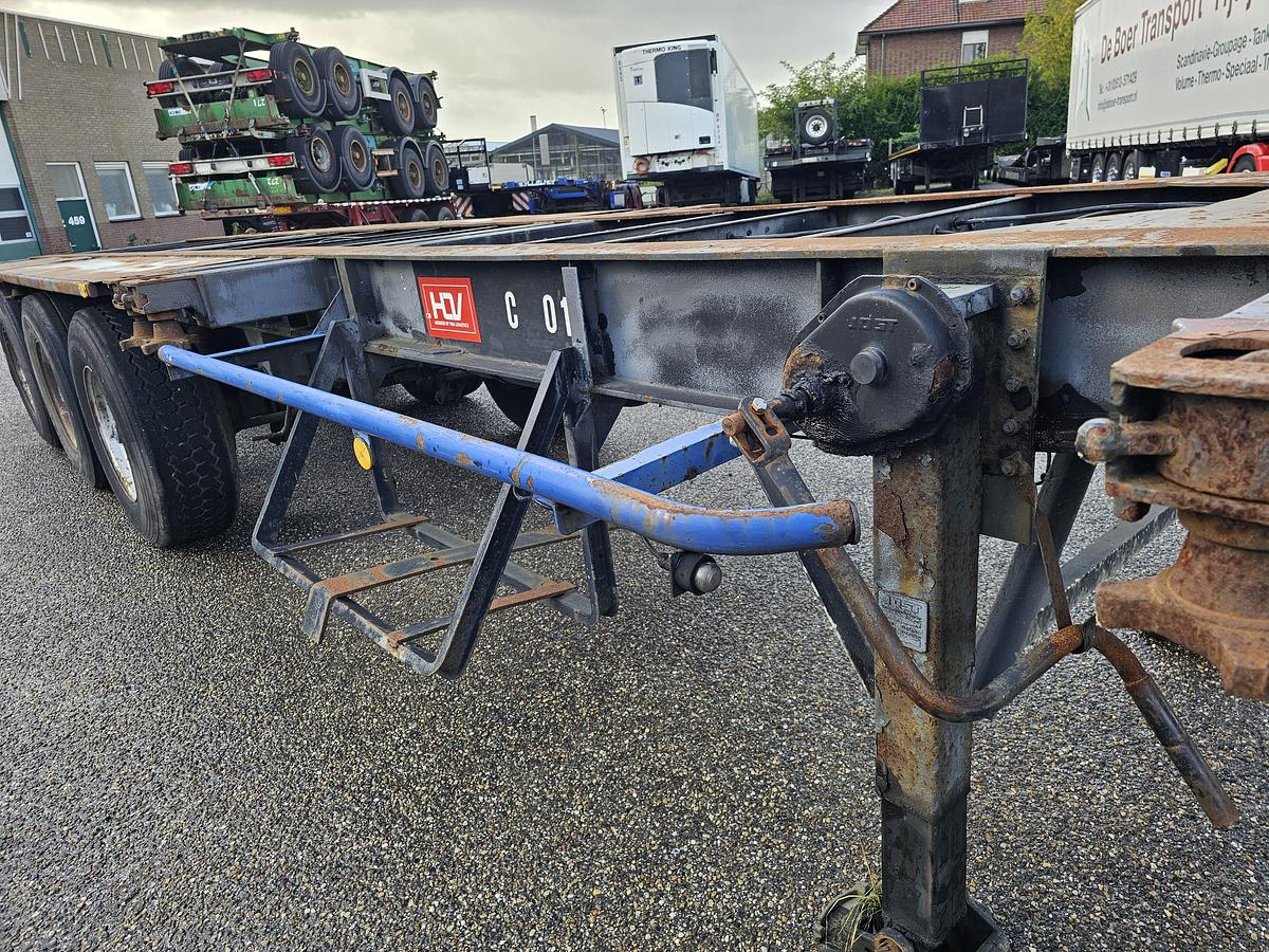 Used 1991 GROENEWEGEN 40.05 CC-12-24 | STRAIGHT CHASSIS | BPW DRUM.