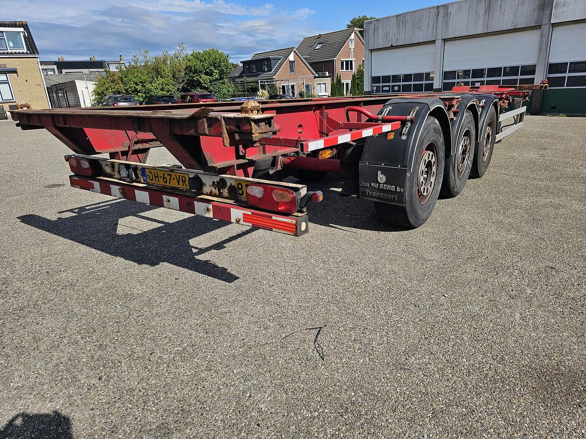 Used 2005 FREUHAUF OCCZ 42-327 A| 40 FT HIGHCUBE| 2 X 20 FOOT 20 FOOT MIDDLE  | SAF DISC.| DUTCH TRAILER.