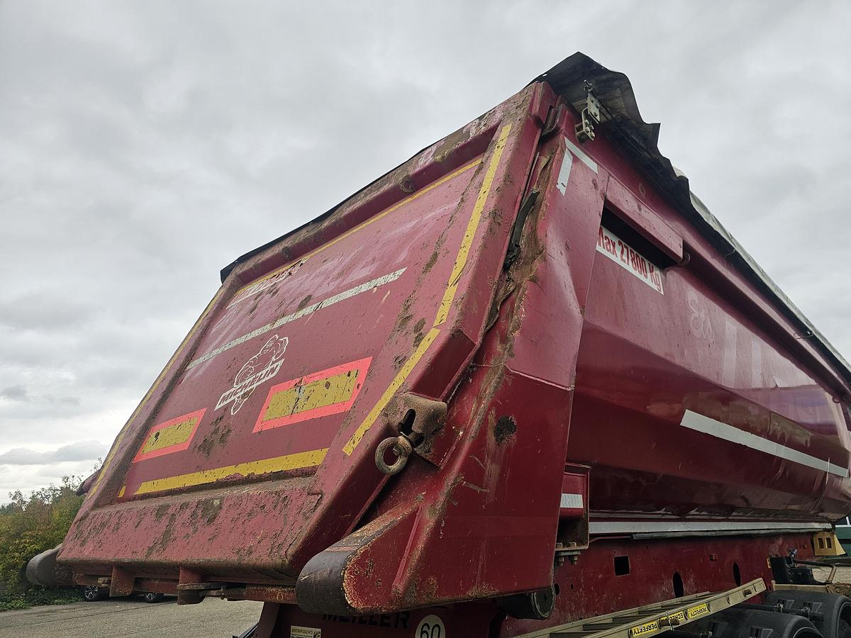 Gebruikt 2013 MEILLER MHPS 12/27/LOSS4, STEEL TIPPER / 30 M3/ SAF DISC / LIFT AXLE.