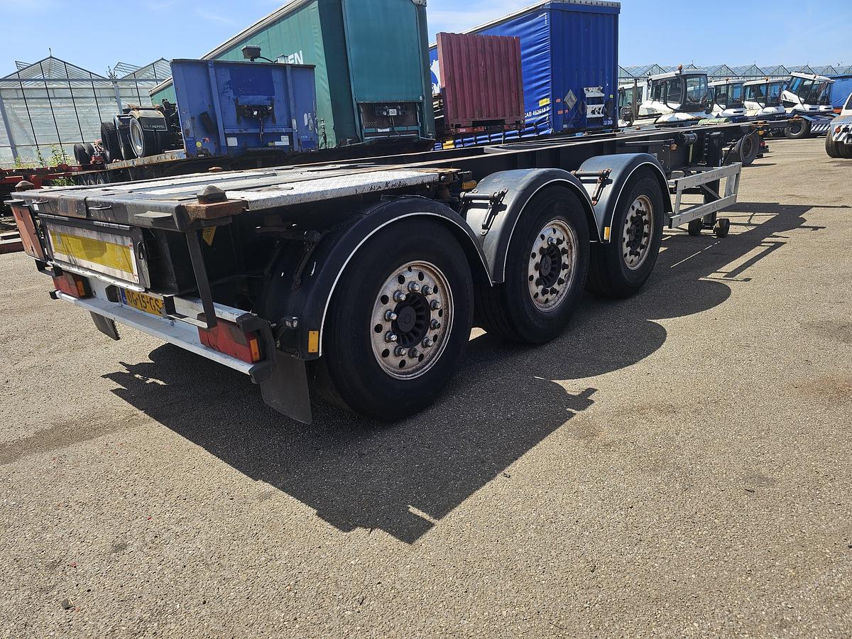 Used 2000 DESOT DSTO-2001-SSR-99L| adr CHASSIS 20/30 FT| 3940 KG | APK 10-12-2025 | HOLLAND CHASSIS. DAF DISC.