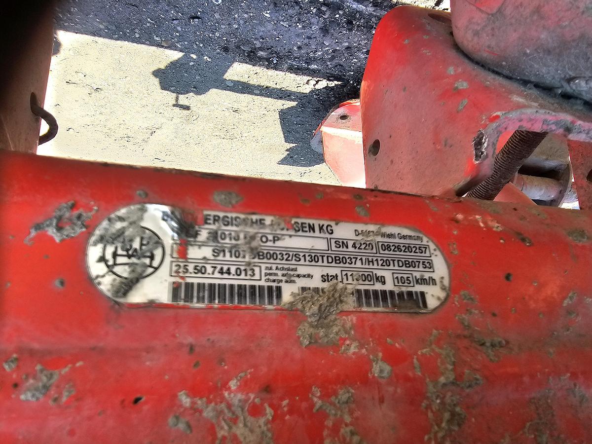 Gebruikt 2010 BPW HSF 11010 ECO-P TRAILER AXLE | HEAVY DUTY | 15 CM .