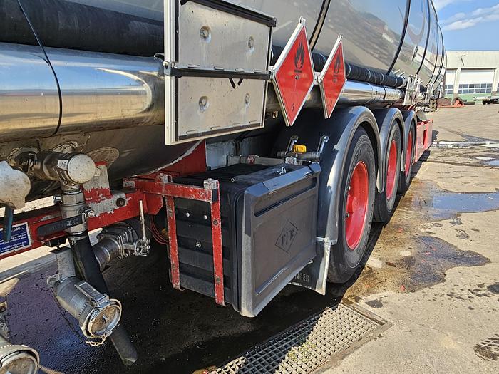 Used 2000 Feldbinder | TSA 59.3-4 | tanktrailer aluminium|59.5 cubic| ADR L4 BH |Bpw achsen|