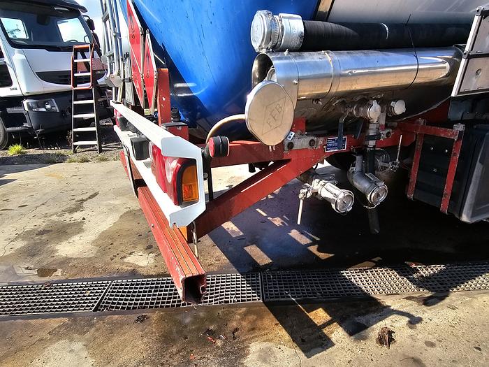 Used 2000 Feldbinder | TSA 59.3-4 | tanktrailer aluminium|59.5 cubic| ADR L4 BH |Bpw achsen|