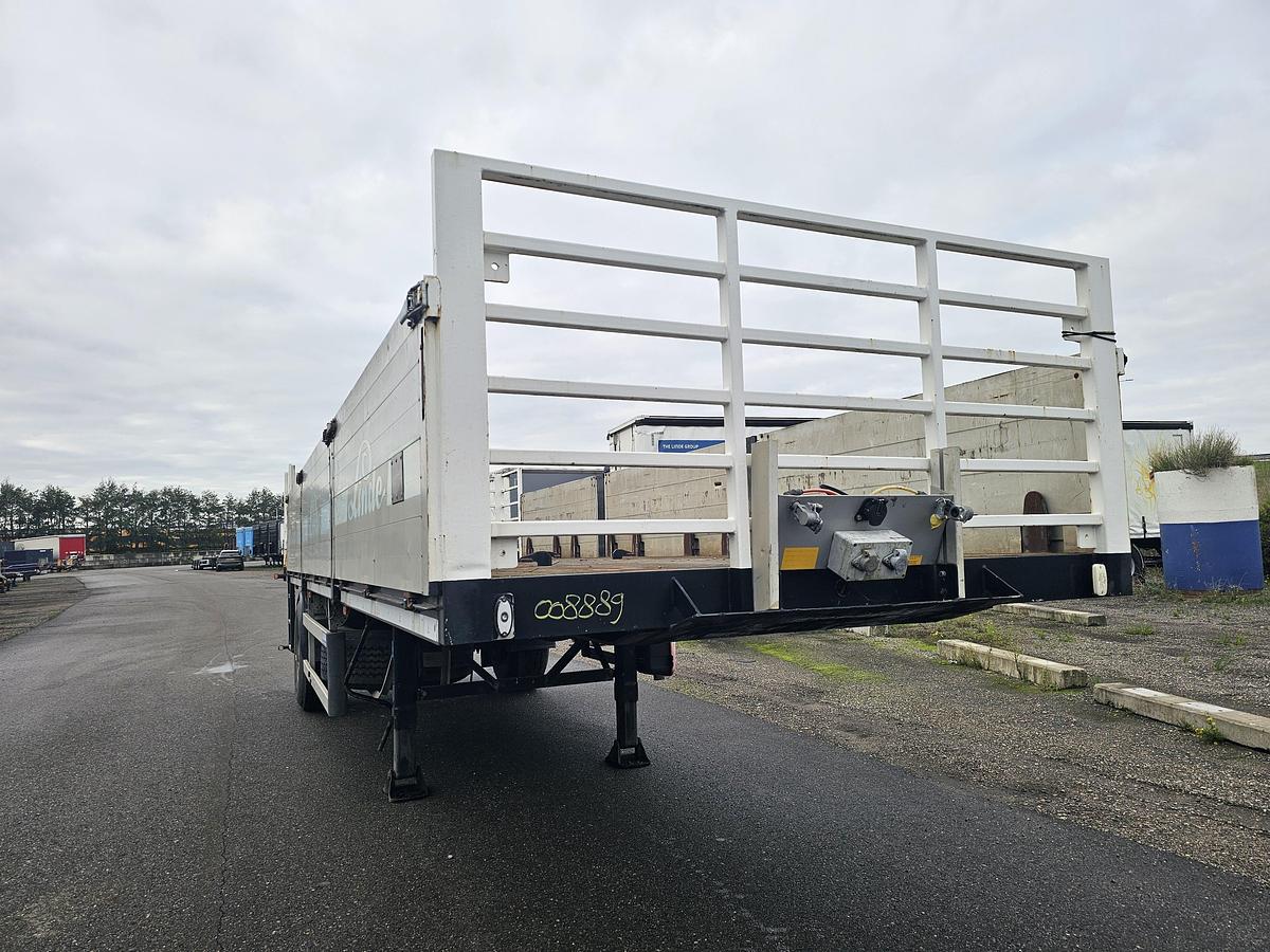 Gebruikt 1998 LAG 1 AS | NO STEERING | DUTCH TRAILER OV-83-YT | FOR GASPALLETS . ALU SIDES.