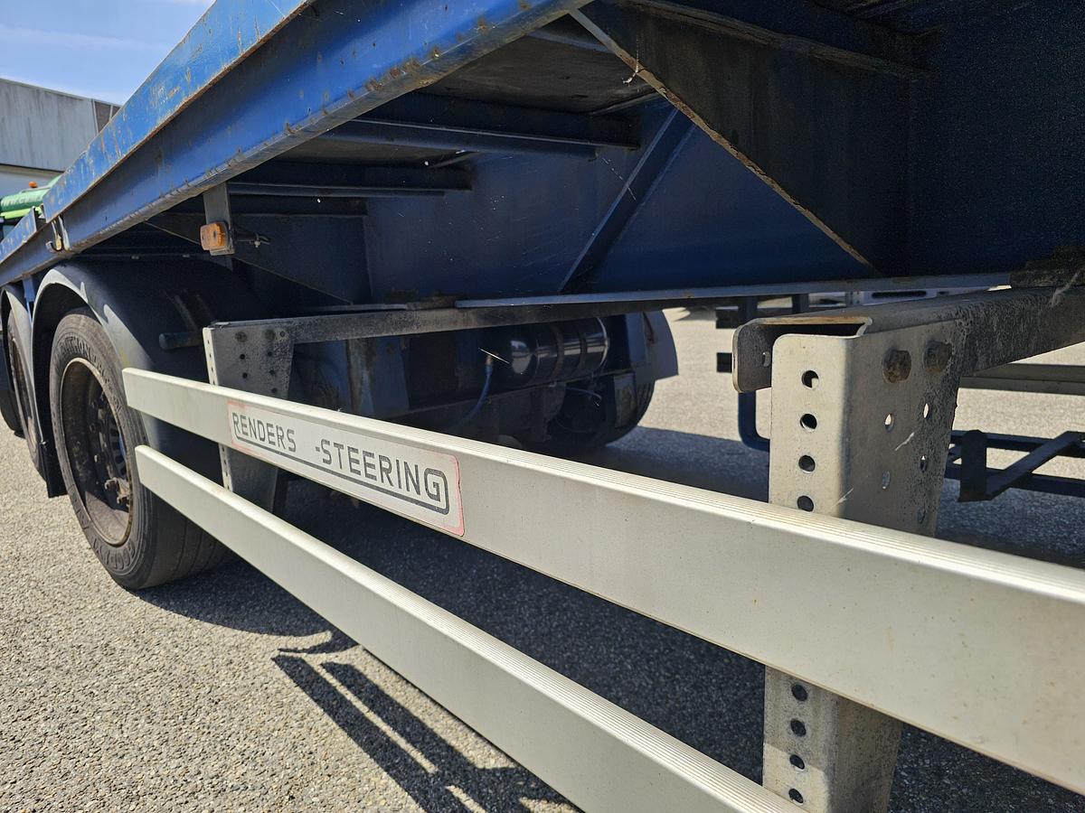 Used 2008 RENDERS 3 AXLE FLATBED | STEERING 2 AXLES | 1.10 MTR HIGH