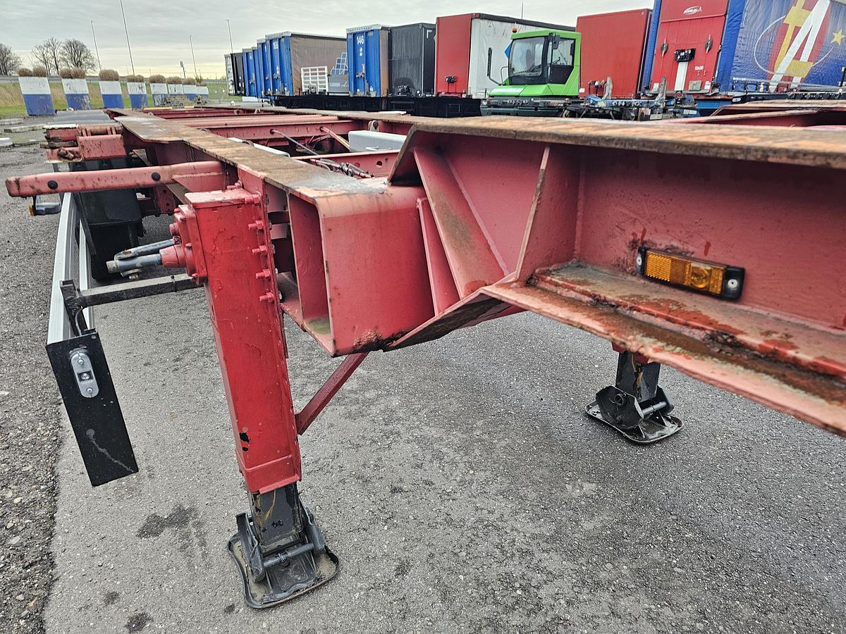 Gebruikt 2003 GROENEWEGEN 45 CC-16-27 TUN | 45 ft 40 ft 2 x 20 fFT | dutch chassis OH-08-JB | bpw drum.