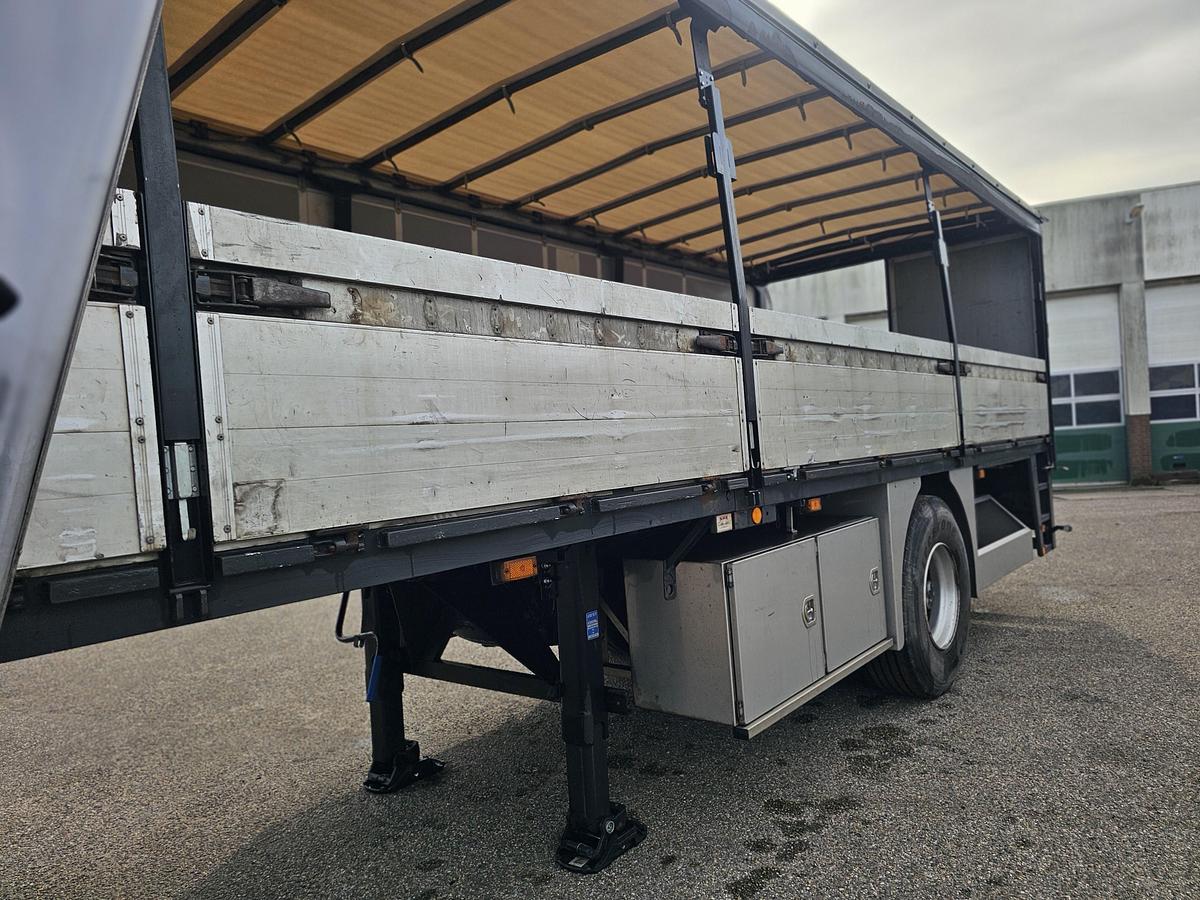 Gebruikt 1997 BROSHUIS 1AOU 10 10 /SINGLE AXLE/ SAF DRUM/ OLD BUT LIKE NEW/ (EXTENDIBLE) APK,TUV 10-06-2027.
