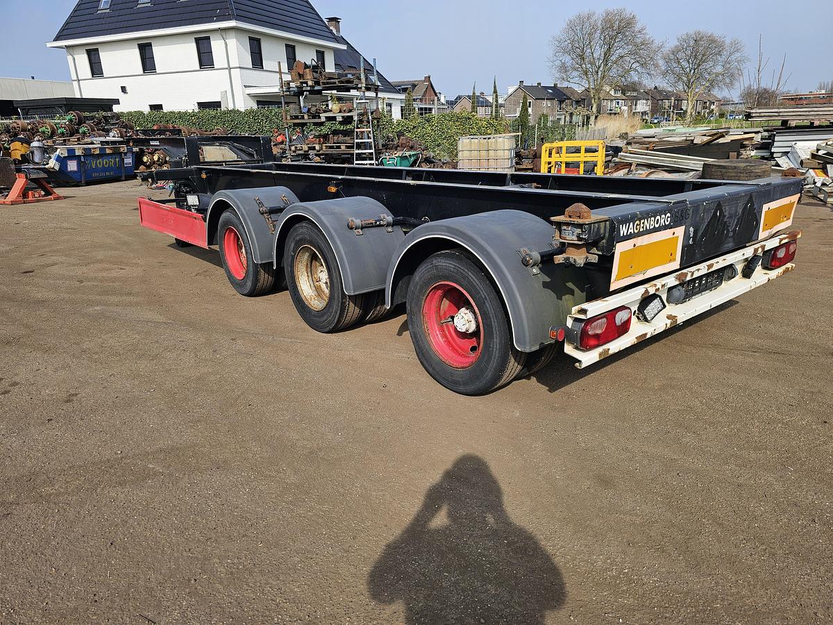 Gebruikt 2005 FLIEGL SDS 350| LOWLOADER 20 FOOT CONTAINER CHASSIS |  BPW DRUM.