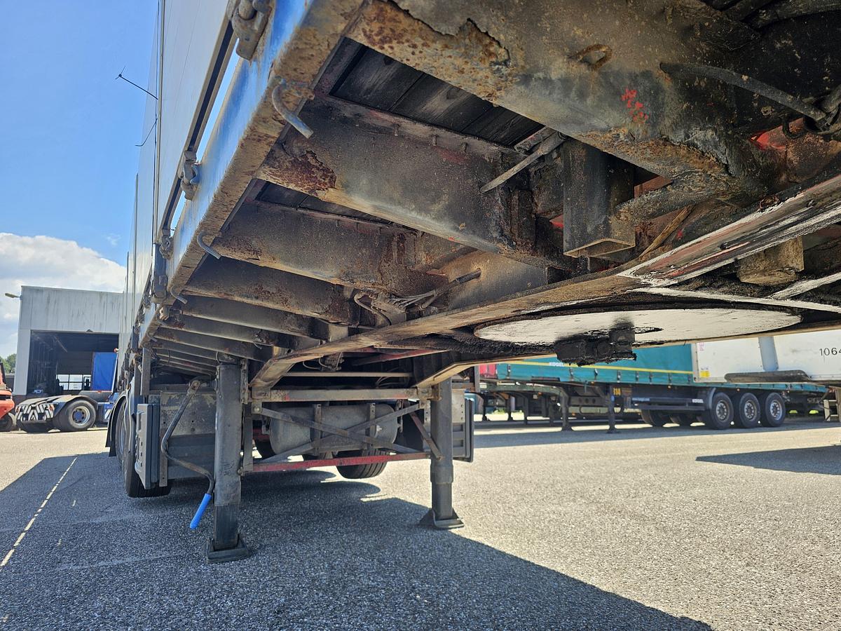 Gebruikt 2004 PACTON t4-001 / 4 AXLE TRAILER /2 LIFT AXLES /2 STEERING AXLES/ INCL CRANE KENNIS 14 TON MOVEBAL.