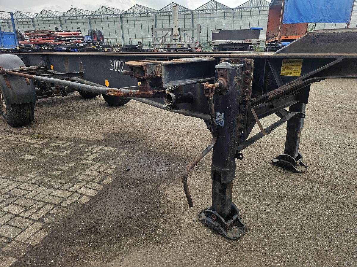 Gebruikt 1995 VAN HOOL 40 FOOT  CONTAINER CHASSIS / 20 FOOT/ STEEL SUSPENSION/ BPW DRUM.