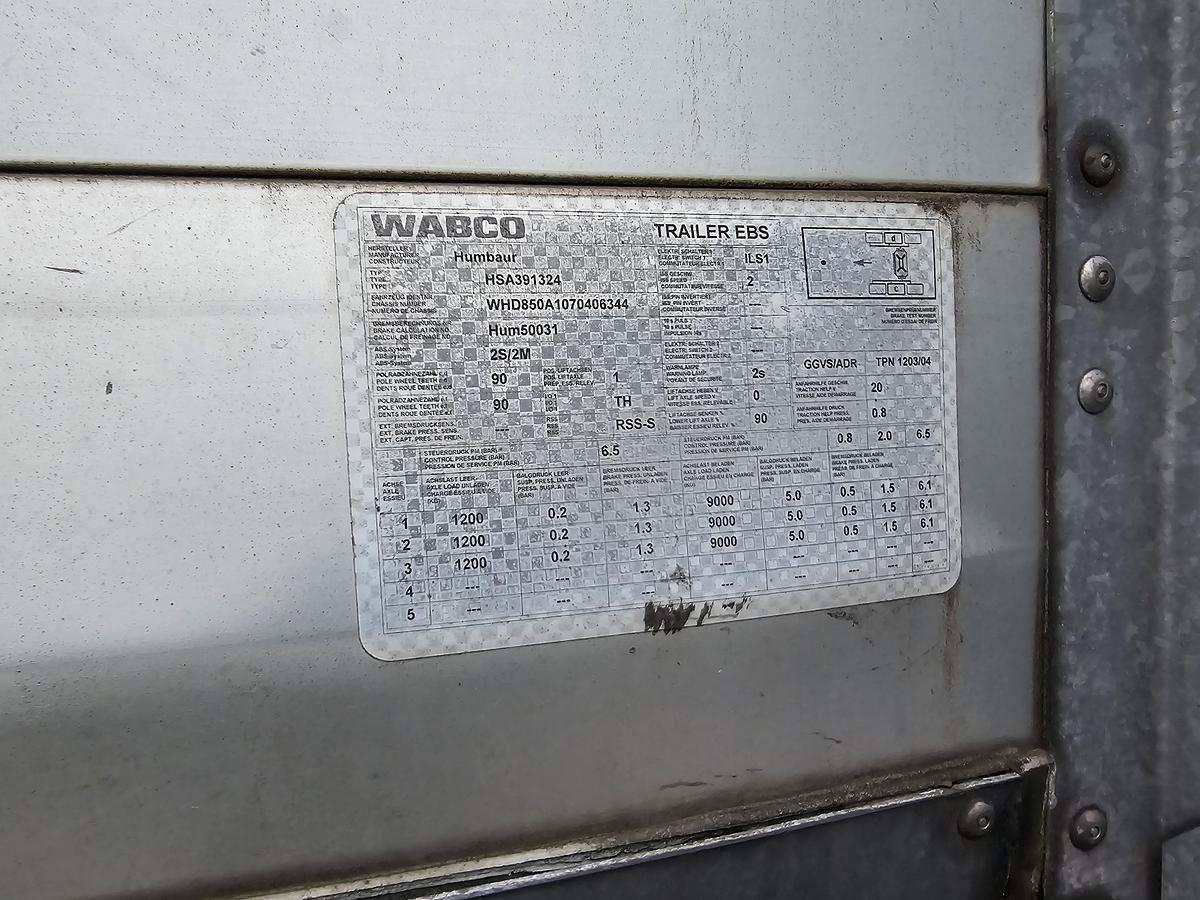 Gebruikt 2008 HUMBAUR HSA 2006 | SAF DISC |LIFT AXLE | GALVANISED STEEL CHASSIS| APK 05-08-2026.