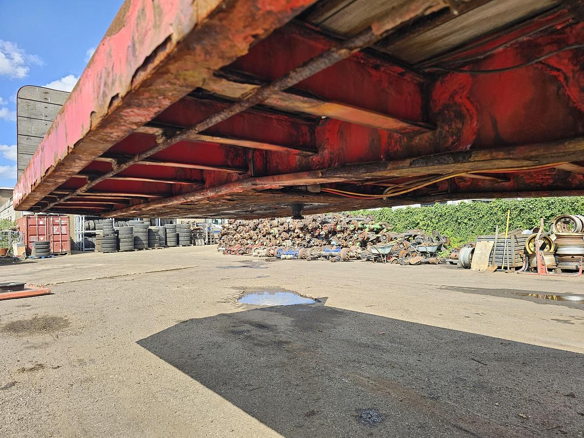 Used 2013 KELBERG S4 OB3 | HEAVY DUTY FLATBED | BPW DRUM